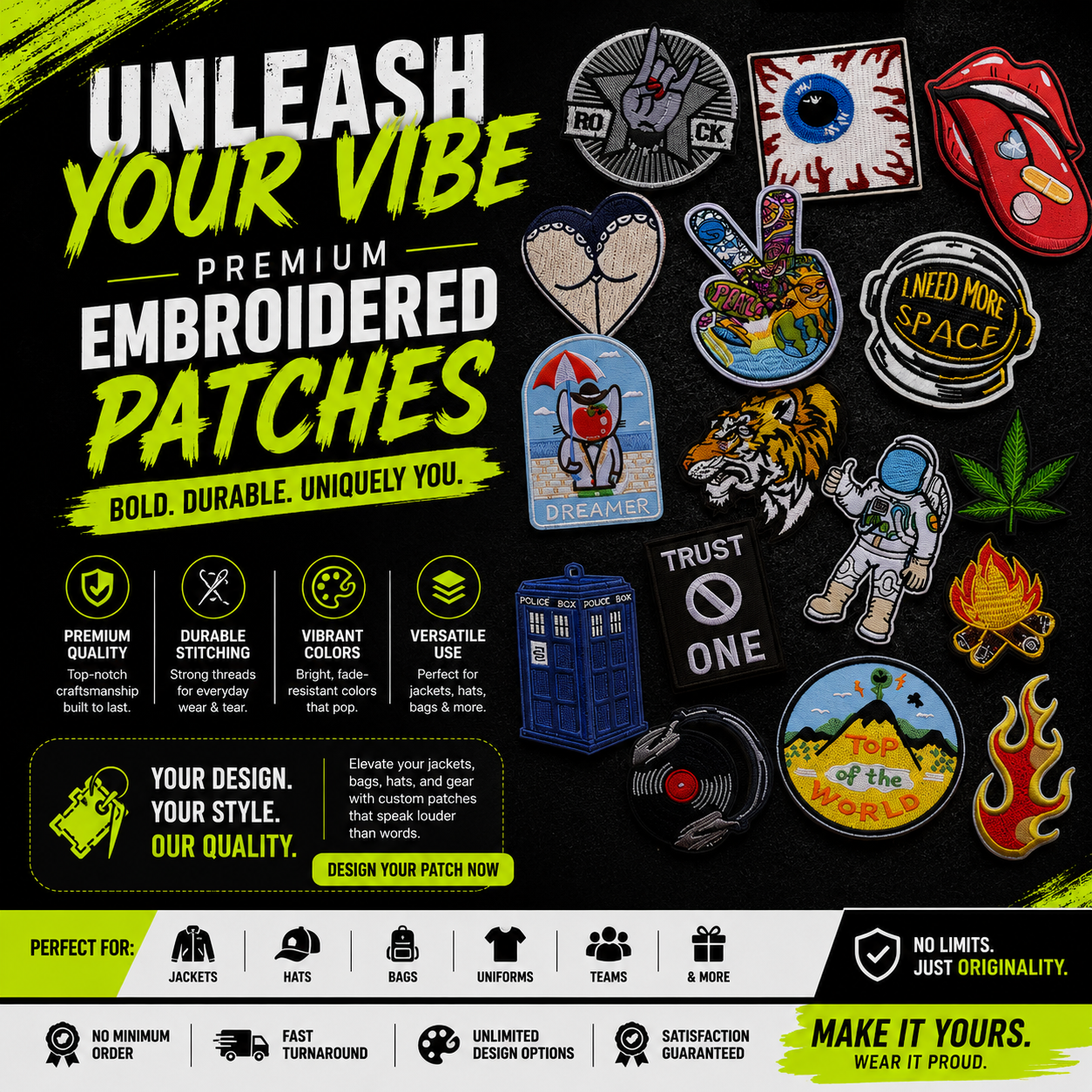 Embroidered Patches