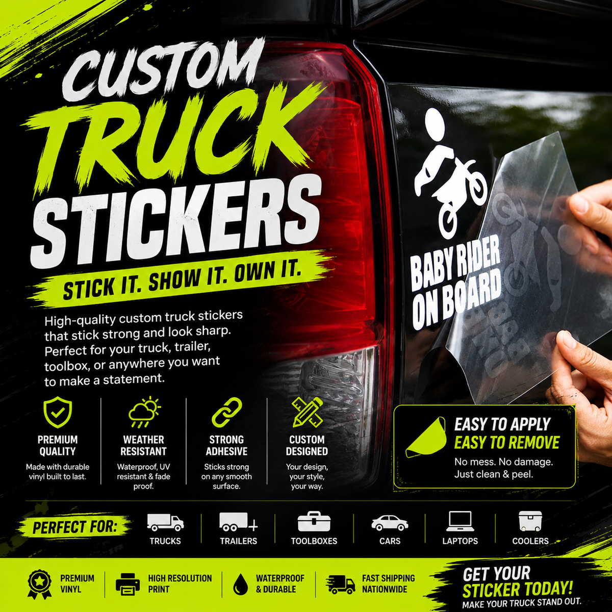 Custom Truck Stickers